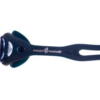 Окуляри для плавання дорослі MadWave Vanish M042608 колір синій