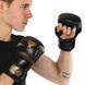 Перчатки Крабы спаринговые для MMA FISTRAGE VL-4158 размер XL цвет черный-золотой
