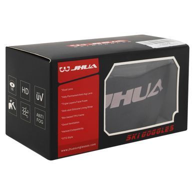 Окуляри гірськолижні JHUA HX022-6 чорний