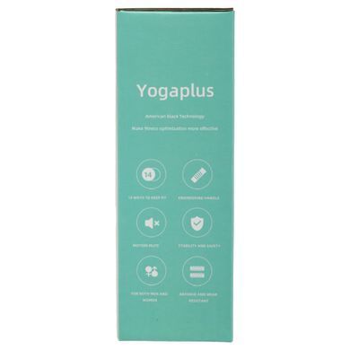 Колесо для преса 3 в 1 універсальний компактний фітнес-набір Multipurpose compact fitness set Yogaplus FI-9377 колір сірий-рожевий