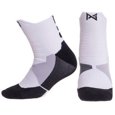Носки спортивные баскетбольные ALL STAR DML7501 цвет серый-черный