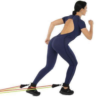 Эспандер многофункциональный для фитнеса 5 жгутов Resistance Band Zelart FI-5449 в чехле цвета в ассортименте