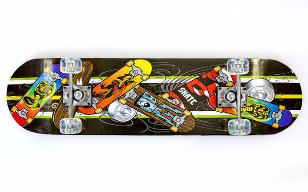Скейтборд деревянный 31" Zelart SK-7165 цвета в ассортименте