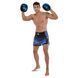 Міні-лапа боксерська зігнута тренувальна шкіра FAIRTEX BO-9483 колір чорний-жовтий