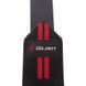 Бинты кистевые для жима STRENGTH WRIST WRAPS Zelart SB-167070 2штуки черный-красный