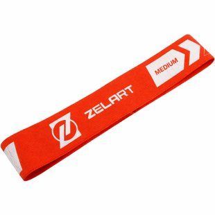 Резинка тканевая для упражнений лента сопротивления LOOP BANDS Zelart FI-1969-M цвет красный