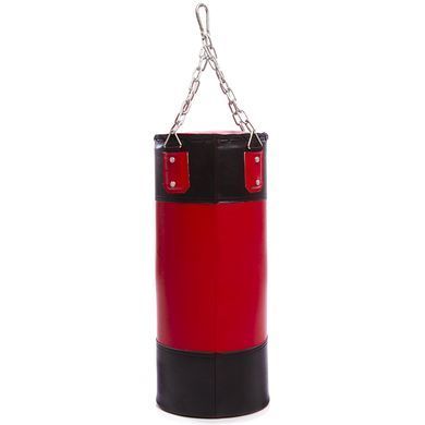 Мешок боксерский Цилиндрический PVC KEPAI BB-2006 60х25см черный-красный