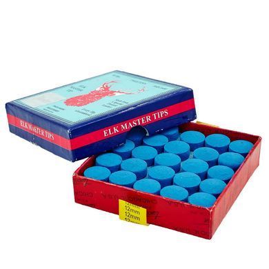 Наклейка для більярдного кия MASTER KS-1120-12 1шт синій