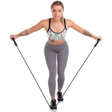 Эспандер многофункциональный для фитнеса 5 жгутов Resistance Band Zelart ET-500 в чехле цвета в ассортименте