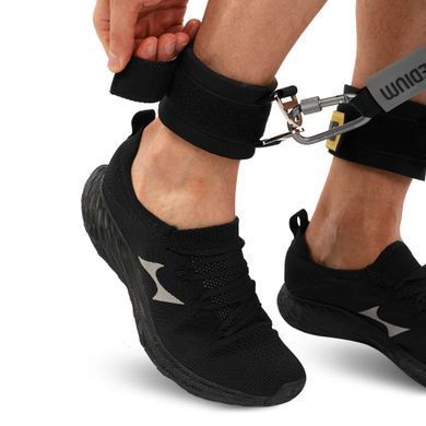 Лямки для ног ANKLE STRAP LiveUp LP8777 2шт черный-золотой