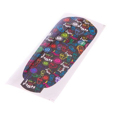 Пенни борд Penny Board круизер пластиковый 22" FISH SK-4442-3 фиолетовый