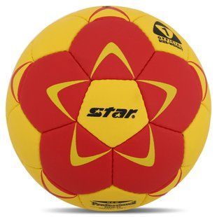 М'яч гандбольний STAR NEW PROFESSIONAL GOLD HB421 колір жовтий-червоний
