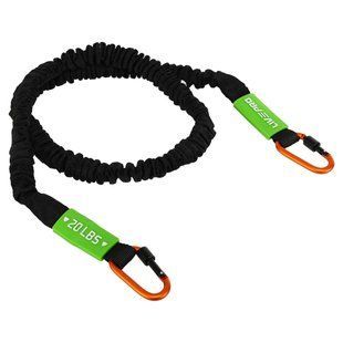 Эспандер трубчатый с карабином в защитном рукаве RESISTANCE TUBE LiveUp LP8401-M нагрузка средняя