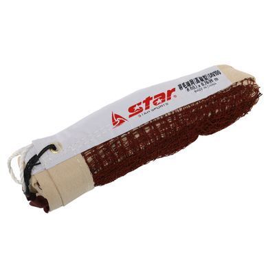 Сетка для бадминтона STAR DN100 6,1x0,76м красный-белый