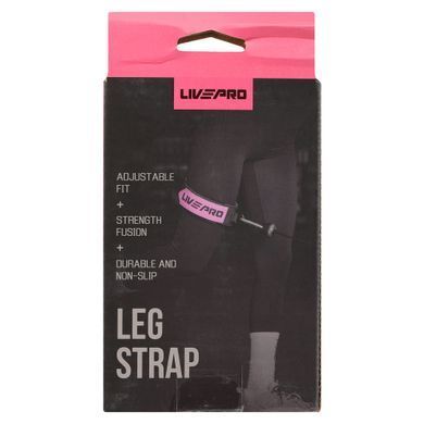 Лямка для ног LADY LEG STRAP LiveUp LP8755 1шт розовый-черный