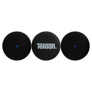 Набор мячей для сквоша TELOON TSQ0043 3шт черный