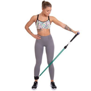 Эспандер многофункциональный для фитнеса 5 жгутов Resistance Band Zelart ET-510 в чехле цвета в ассортименте