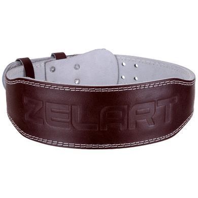 Пояс атлетический кожаный Zelart SB-165076 размер M