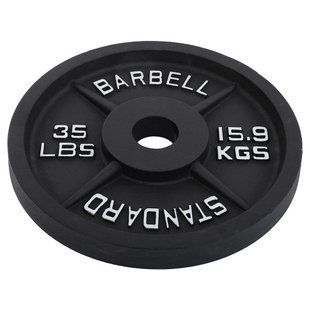 Блины диски стальные окрашенные STANDARD SC-80103-35LB 50мм 15,9кг серый