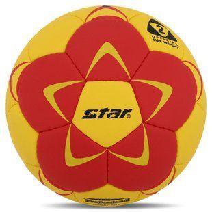 М'яч гандбольний STAR NEW PROFESSIONAL GOLD HB422 колір жовтий-червоний