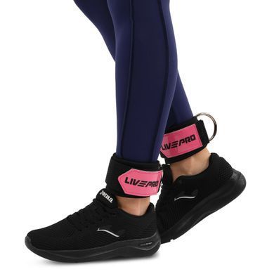 Лямки для ніг LADY ANKLE STRAP LiveUp LP8754 2шт рожевий-чорний