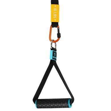 Эспандер трубчатый с карабином в защитном рукаве RESISTANCE TUBE LiveUp LP8401-S нагрузка низкая