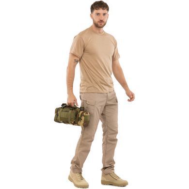 Подсумок тактический Zelart TY-13002 размер 34х15х9см камуфляж Woodland
