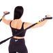 Эспандер трубчатый с карабином в защитном рукаве RESISTANCE TUBE LiveUp LP8401-S нагрузка низкая