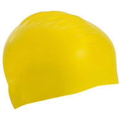 Шапочка для плавания латексная для взрослых MadWave SOLID M056501 цвет серебряный