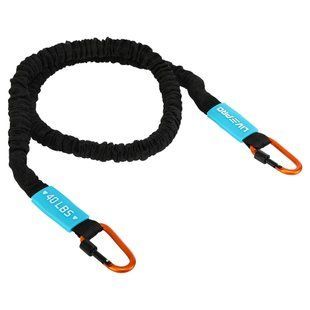 Эспандер трубчатый с карабином в защитном рукаве RESISTANCE TUBE LiveUp LP8401-XL очень высокая