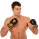 Перчатки Крабы спаринговые для MMA FISTRAGE VL-5521 размер S цвет черный-золотой