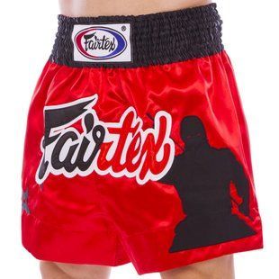 Шорти для тайського боксу та кікбоксингу FAIRTEX BS0638 розмір XL колір червоний