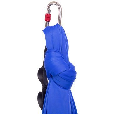 Гамак для йоги зі стропами Antigravity Yoga Zelart DH6026-1 колір блакитний