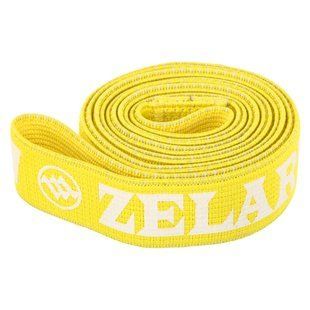 Резинка тканевая для упражнений лента сопротивления LOOP BANDS Zelart FI-1970-M M желтый