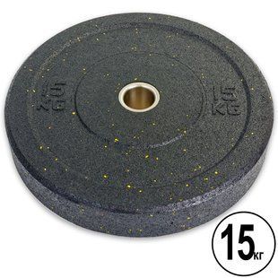 Бамперные диски из структурной резины Bumper Plates RAGGY Record TA-5126-15 51мм 15кг черный