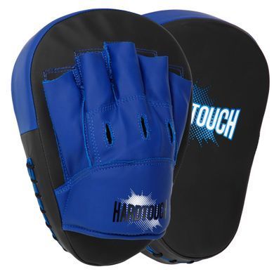 Лапа боксерська вигнута тренувальна PU HARD TOUCH BO-4457 колір чорний-червоний