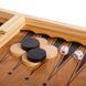 Шахматы шашки нарды 3 в 1 набор настольных игр деревянные Zelart S3029 размер 29см x 29см