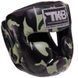 Шлем боксерский с полной защитой кожаный TOP KING Empower Camouflage TKHGEM-03 размер S цвет камуфляж серый
