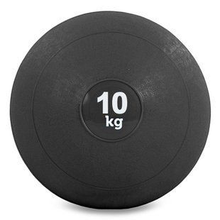 Слэмбол мяч набивной для кроссфита и фитнеса Slam Ball Record FI-5165-10 10кг чорний