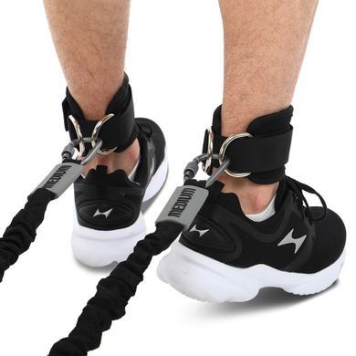 Лямки для ног TRAINING ANKLE STRAPS EZOUS H-01 2шт черный
