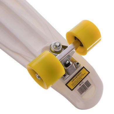 Пенни борд Penny Board круизер пластиковый 22" Zelart HB-13-4 желтый