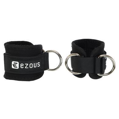 Лямки для ног TRAINING ANKLE STRAPS EZOUS H-01 2шт черный