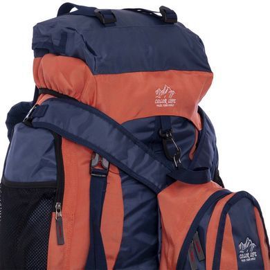 Рюкзак туристический 2в1 COLOR LIFE 159 цвет красный-синий