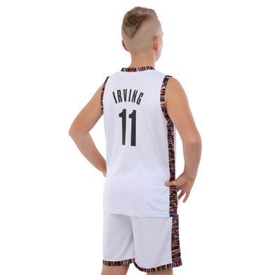 Форма баскетбольна дитяча NBA клуб Brooklyn Nets 11 3579 S-2XL білий