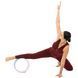Колесо для йоги масажне Zelart Fit Wheel Yoga FI-1749 колір рожевий-блакитний