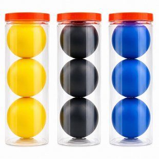 М'яч для сквошу, ракетболу Zelart HT-6896 3шт кольори в асортименті