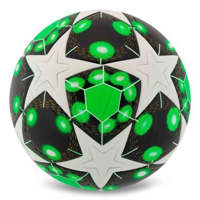 Мяч футбольный STARS Zelart FB-7590 цвет белый-зеленый