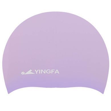 Шапочка для плавання силіконова для дорослих YINGFA C0081 розмір L колір сірий