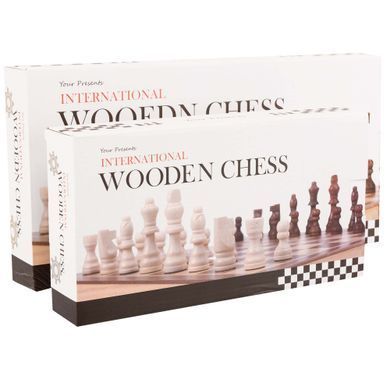 Шахи настільна гра дерев'яні Zelart HB4020 розмір 38x38х5 см