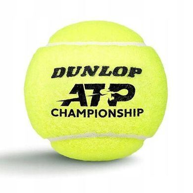 Мяч теннисный Dunlop ATP CHAMPIONSHIP 3шт салатовый 601626